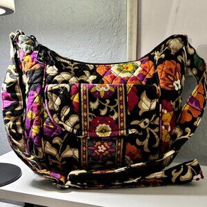 Vera Bradley Carnaby Quilted Cotton Crossbody Bag Retired Print
